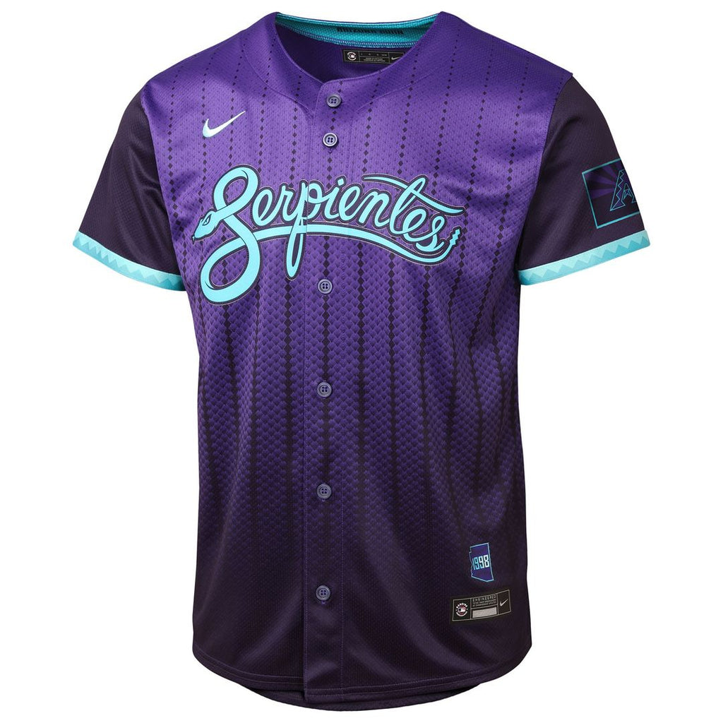 Arizona Diamondbacks Corbin Carroll Nike Youth 2025 City Connect Limited Player Jersey - Purple