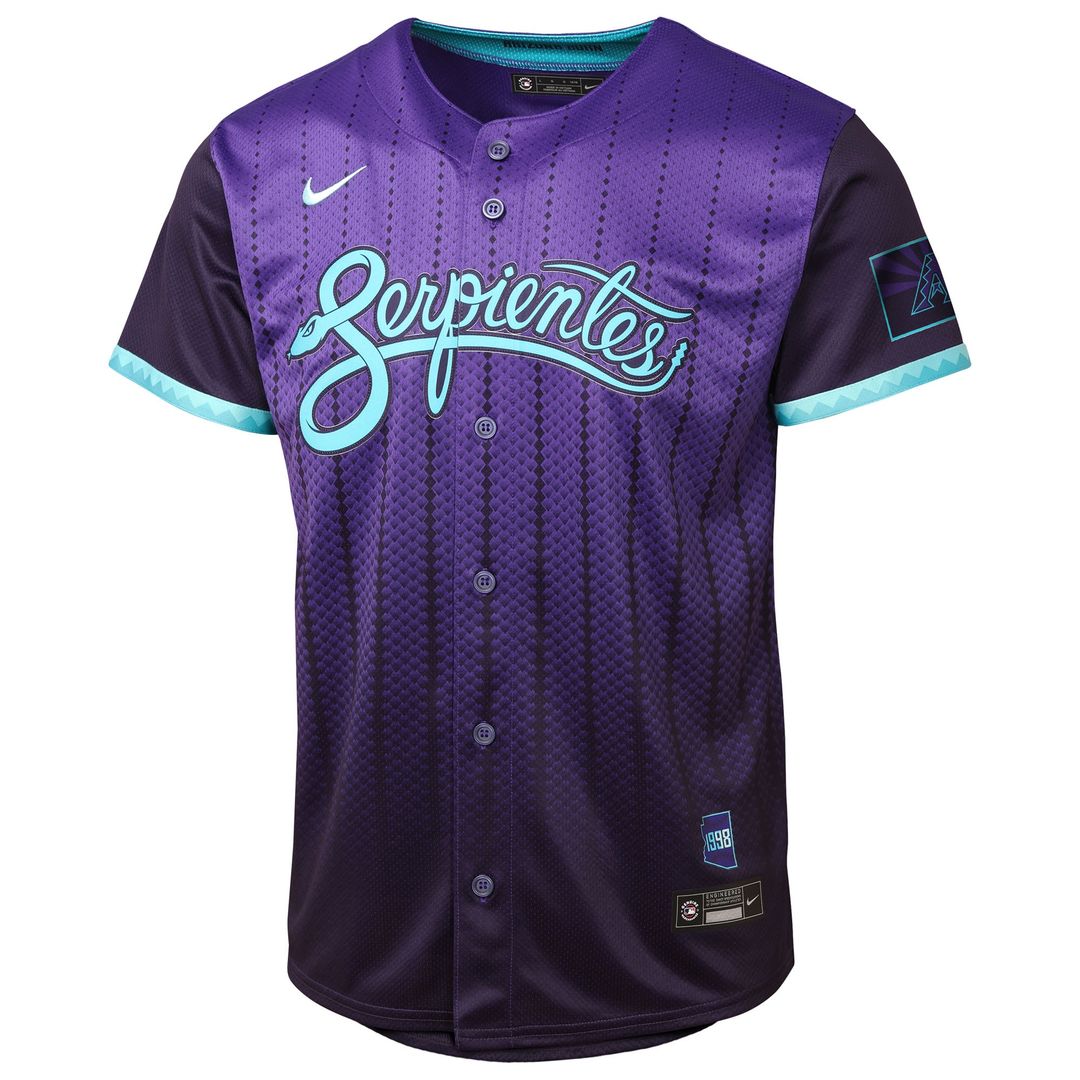Arizona Diamondbacks Corbin Carroll Nike Youth 2025 City Connect Limited Player Jersey - Purple