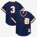 Detroit Tigers Alan Trammell Mitchell & Ness Authentic Batting Practice Jersey - Navy