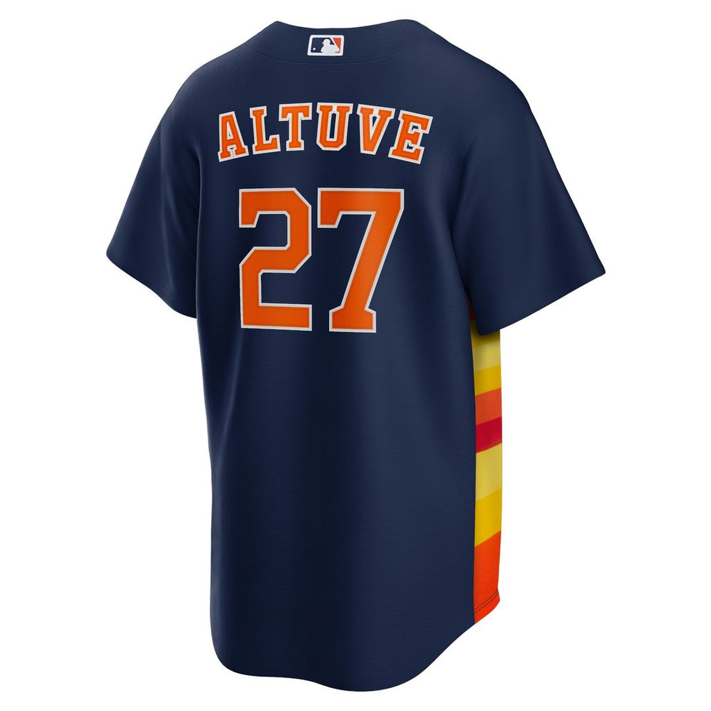 Houston Astros Jose Altuve Nike Alternate 2 Replica Jersey - Navy