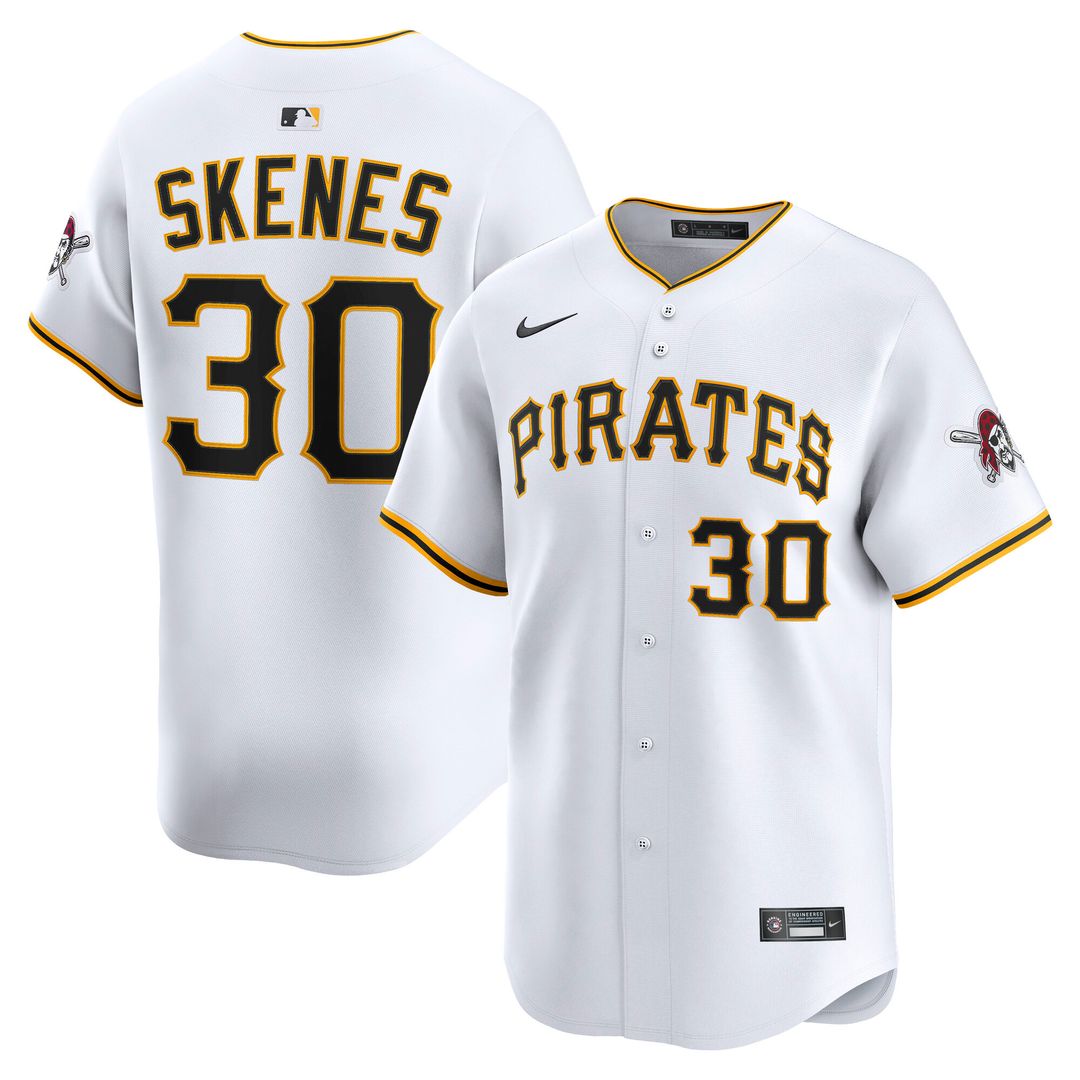 Pittsburgh Pirates Paul Skenes Nike Home Limited Player Jersey - White