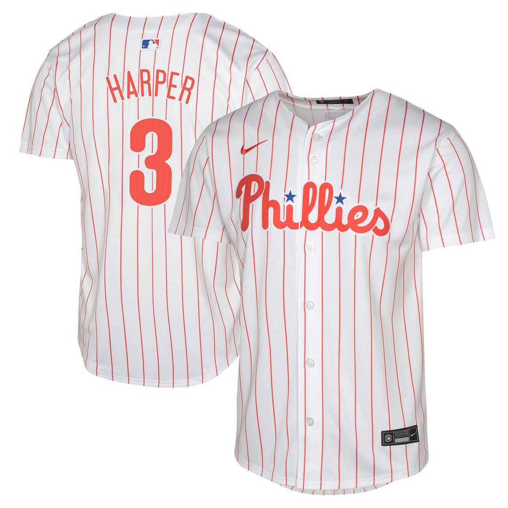 Philadelphia Phillies Bryce Harper Youth Limited Player Jersey - White