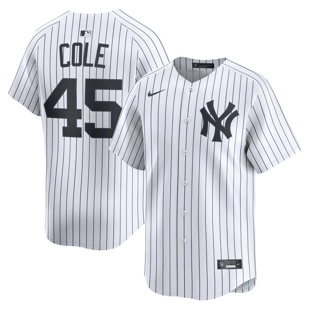 New York Yankees Gerrit Cole Nike Home Limited Player Jersey - White