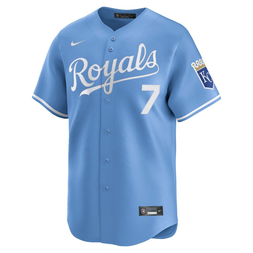 Kansas City Royals Bobby Witt Jr. Nike Alternate Limited Player Jersey - Light Blue