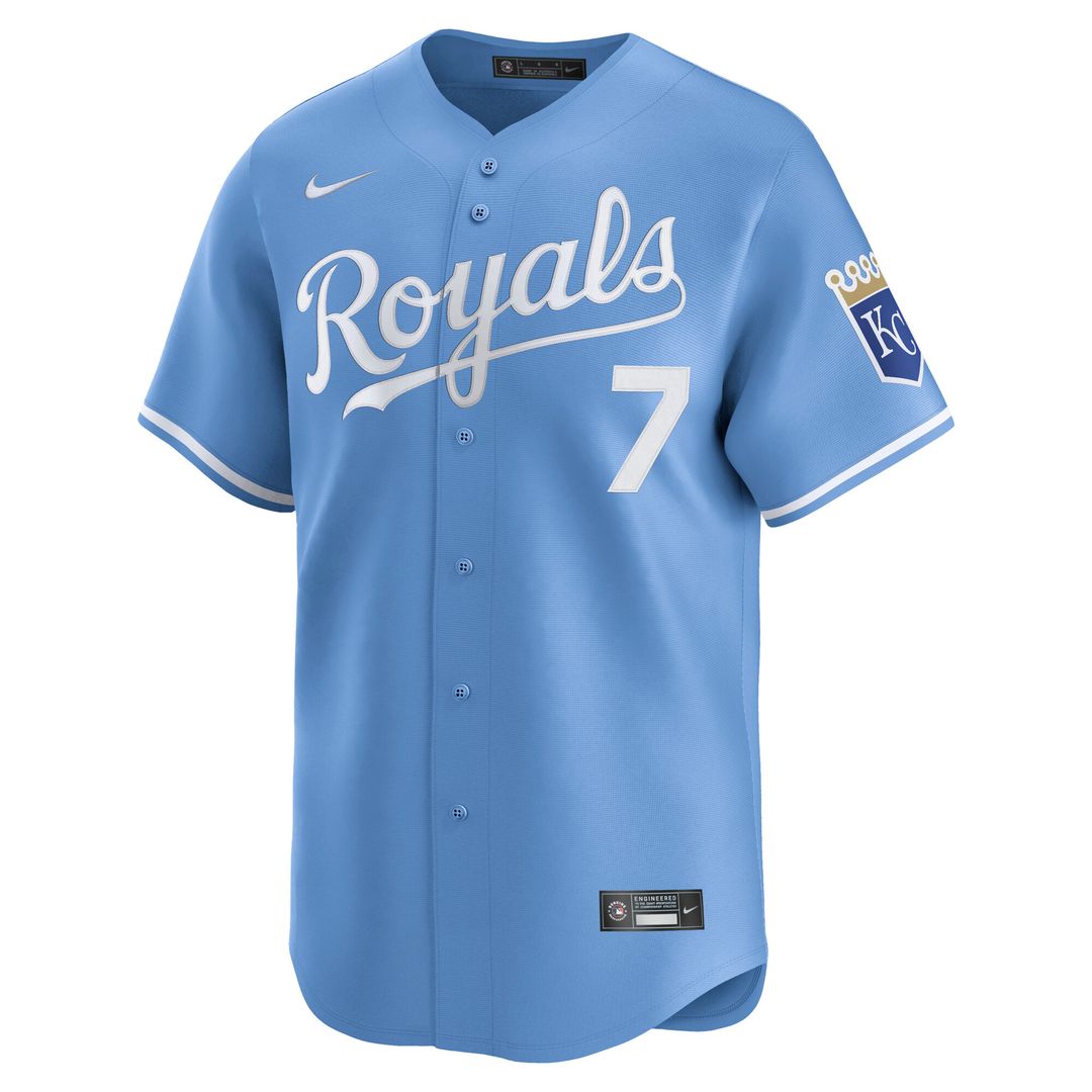 Kansas City Royals Bobby Witt Jr. Nike Alternate Limited Player Jersey - Light Blue