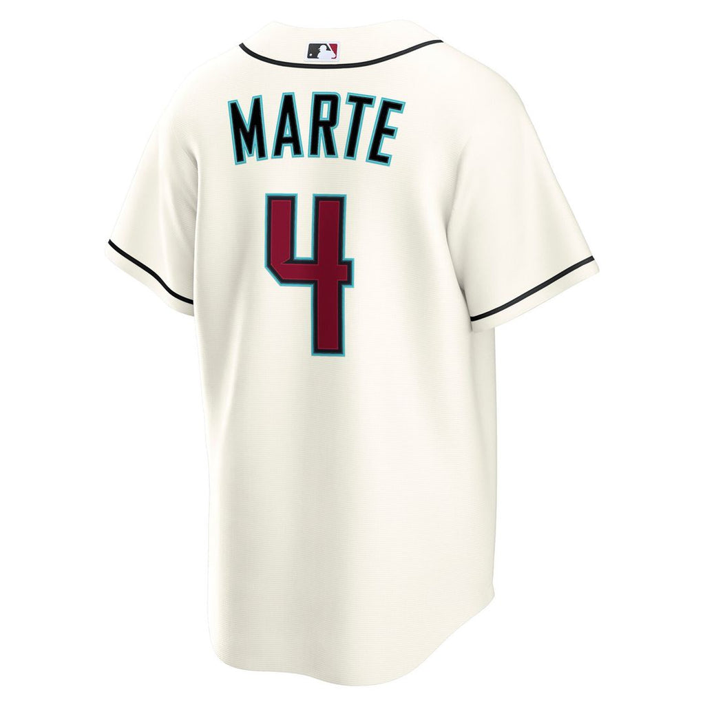 Arizona Diamondbacks Ketel Marte Nike Home Replica Jersey - Cream