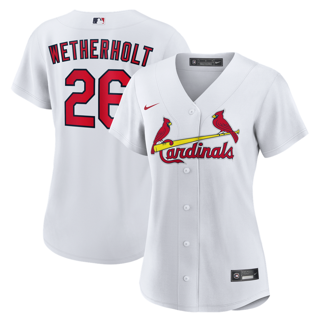 St. Louis Cardinals JJ Wetherholt Nike Women's Home Replica Jersey - White