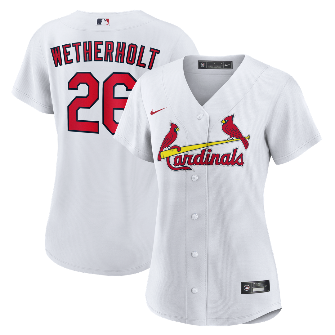 St. Louis Cardinals JJ Wetherholt Nike Women's Home Replica Jersey - White