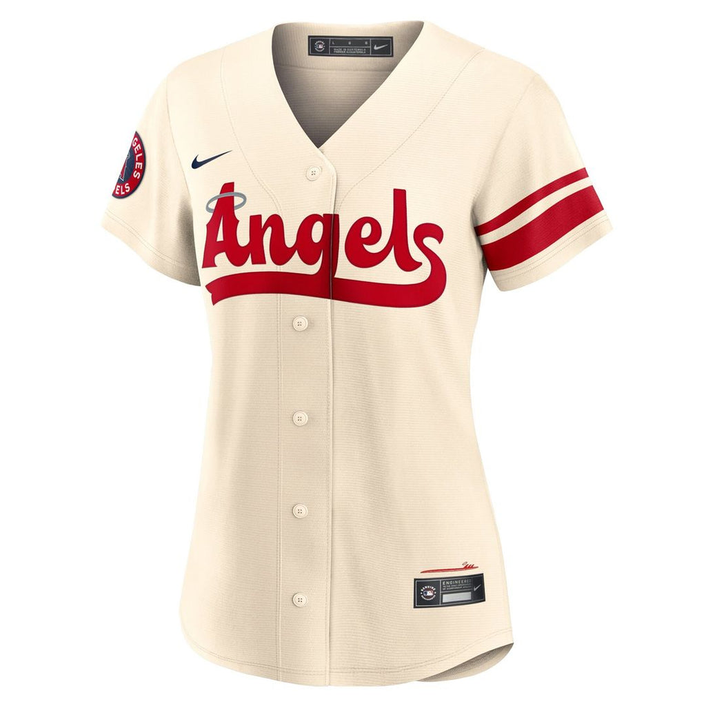 Los Angeles Angels Anthony Rendon Nike Women's City Connect Replica Player Jersey - Cream