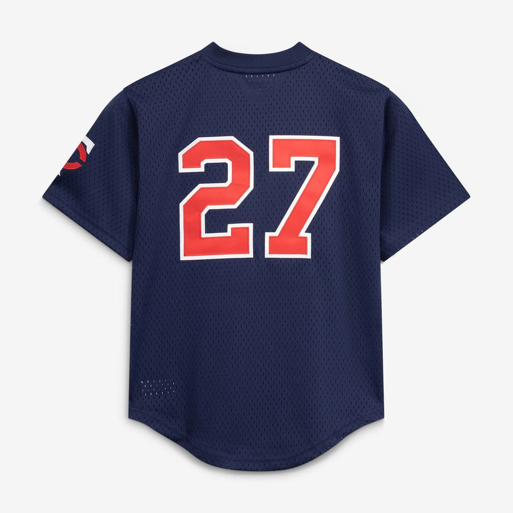 Minnesota Twins David Ortiz Mitchell & Ness Youth Cooperstown Mesh Batting Practice Jersey - Navy