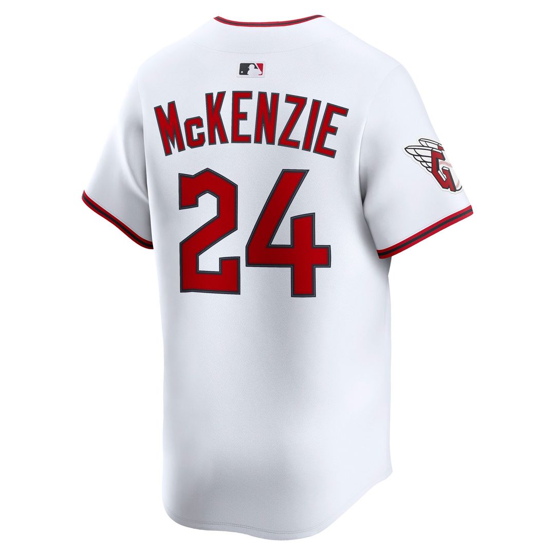 Cleveland Guardians Triston McKenzie Nike Home Limited Player Jersey - White