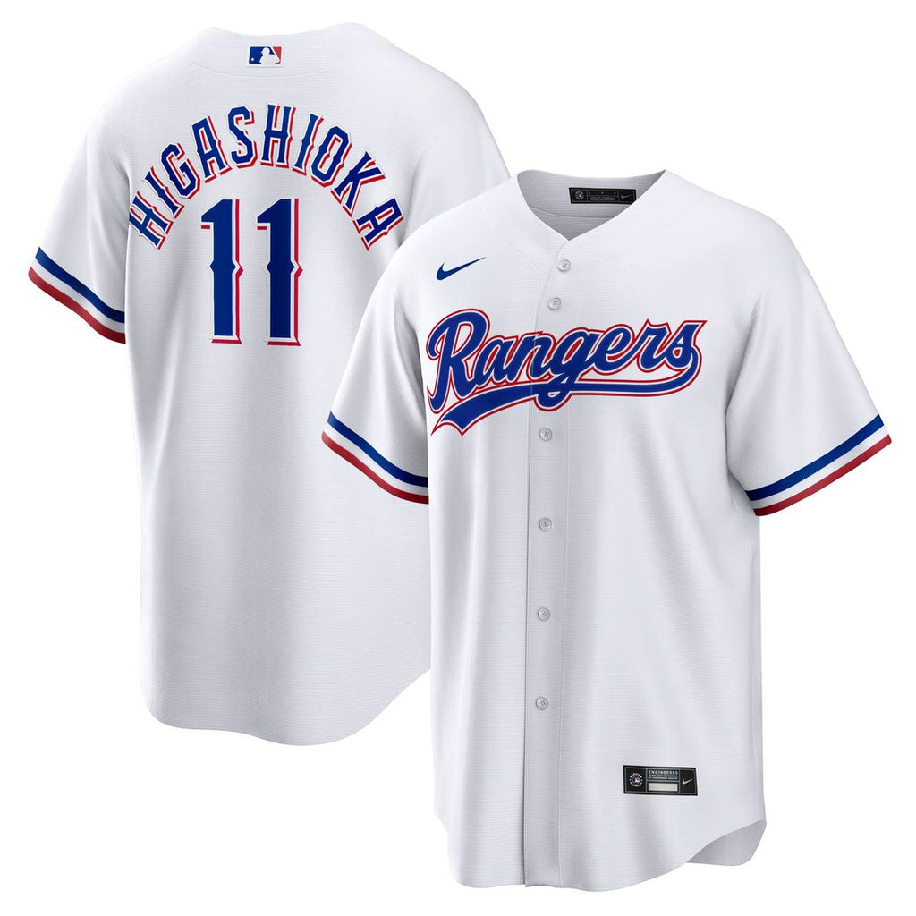 Texas Rangers Kyle Higashioka Nike Home Replica Jersey - White