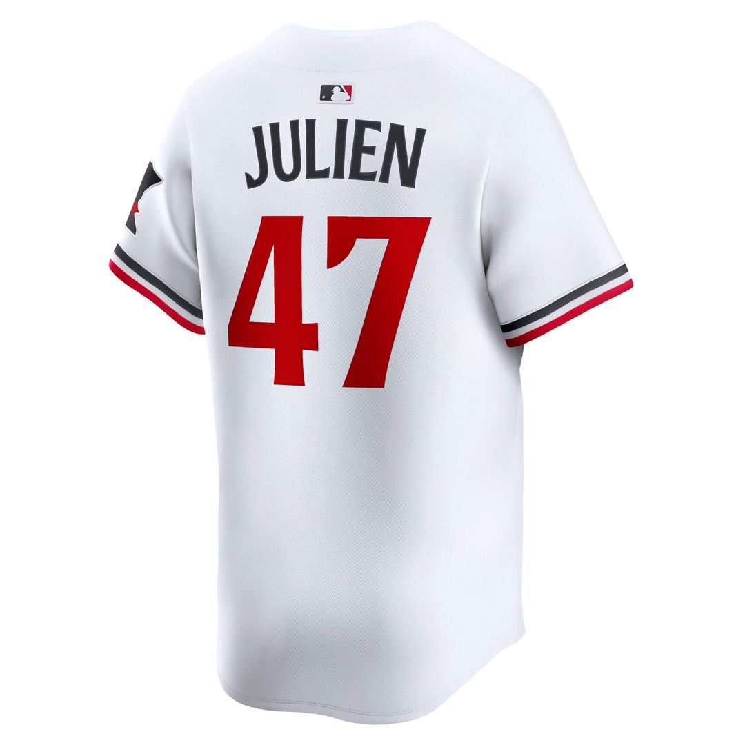 Minnesota Twins Edouard Julien Nike Home Limited Player Jersey - White
