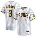 San Diego Padres Jackson Merrill Nike Home Limited Player Jersey - White