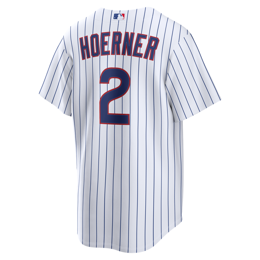 Chicago Cubs Nico Hoerner Nike Home Replica Jersey - White