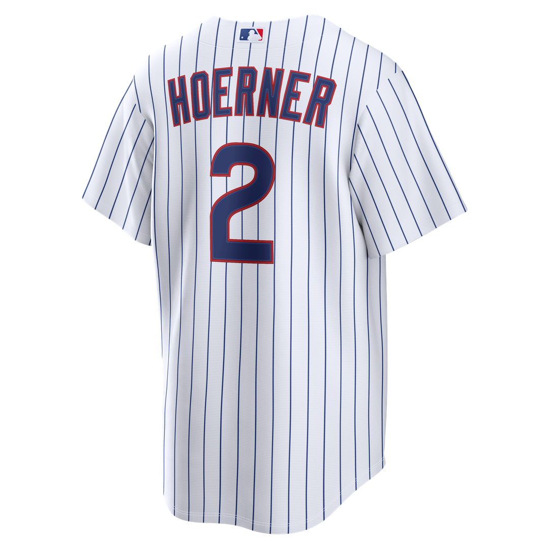 Chicago Cubs Nico Hoerner Nike Home Replica Jersey - White