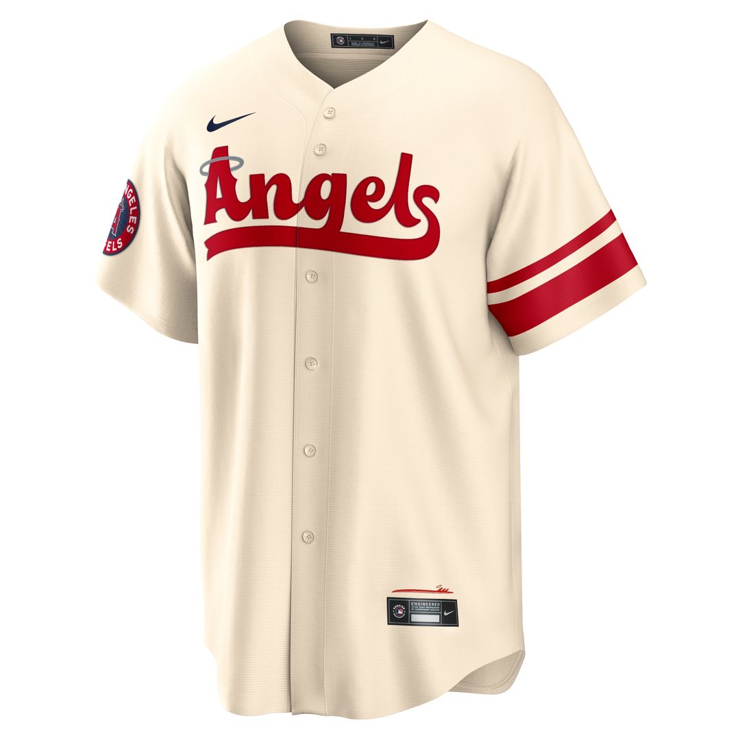 Los Angeles Angels Anthony Rendon Nike City Connect Replica Player Jersey - Cream