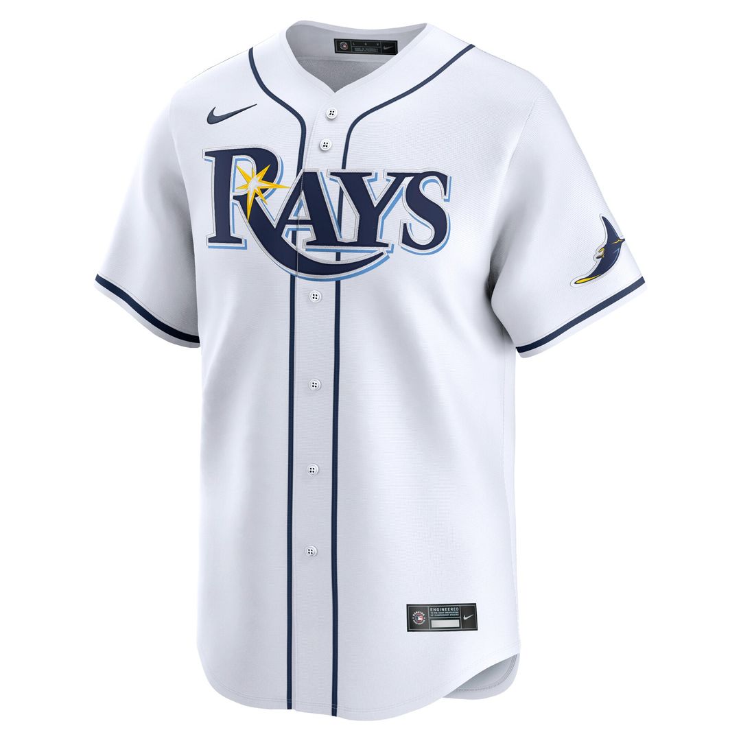 Tampa Bay Rays Brandon Lowe Nike Home Limited Player Jersey - White