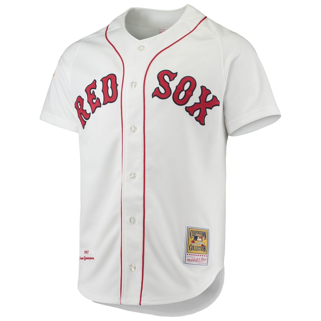 Boston Red Sox Nomar Garciaparra Mitchell & Ness 1997 Cooperstown Authentic Jersey - White