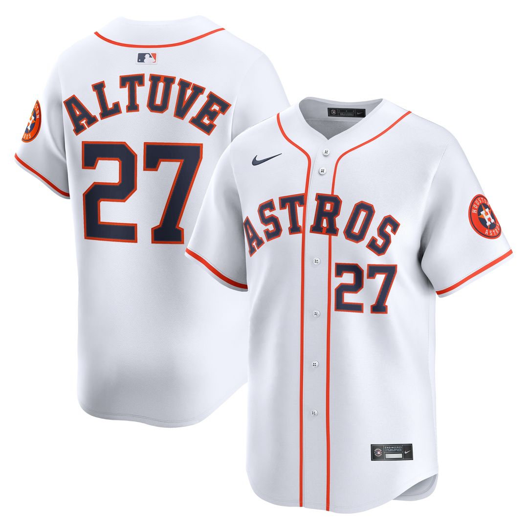 Houston Astros Jose Altuve Nike Road Limited Player Jersey - Gray