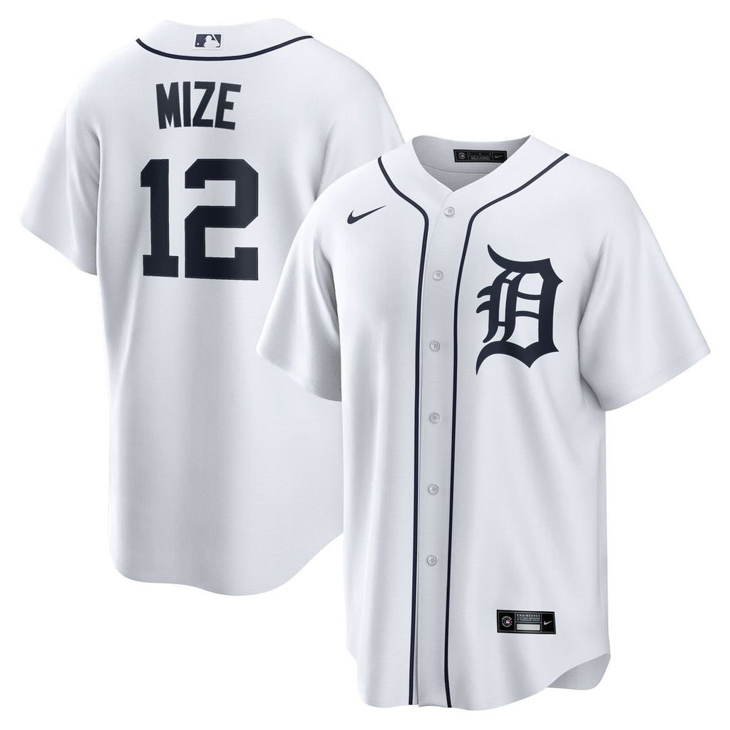 Detroit Tigers Casey Mize Nike Home Replica Jersey - White
