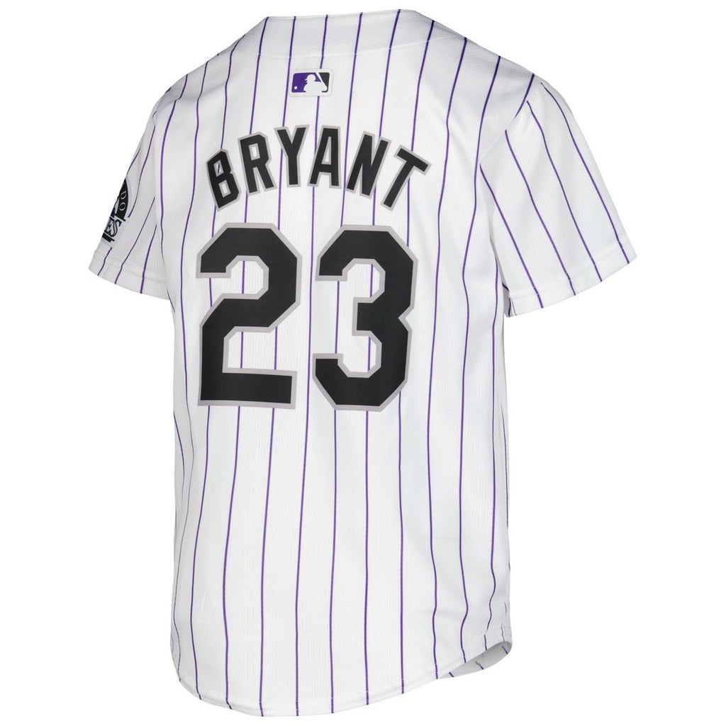 Colorado Rockies Kris Bryant Nike Youth Alternate Limited Player Jersey - Purple