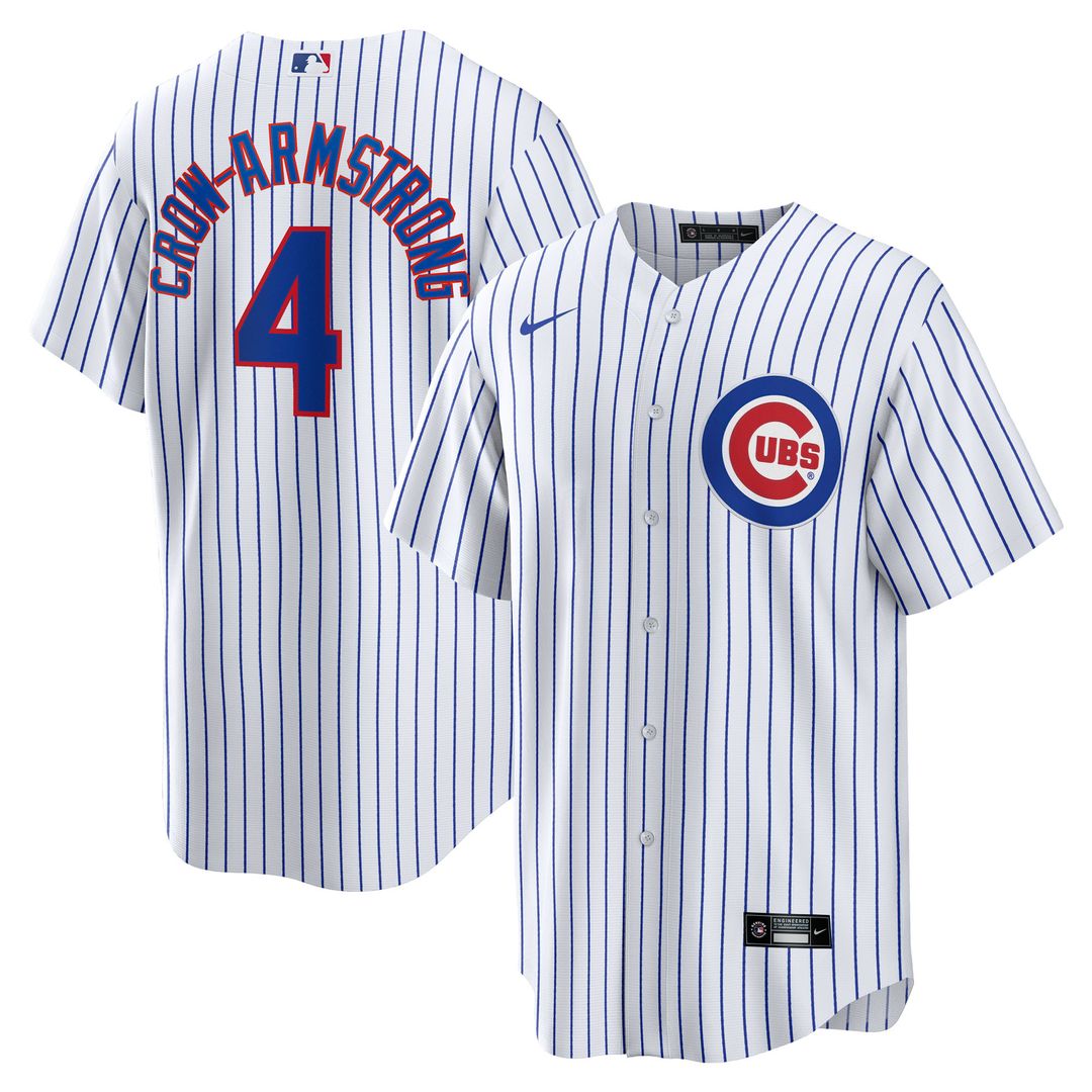 Chicago Cubs Pete Crow - Armstrong Nike Home Replica Jersey - White