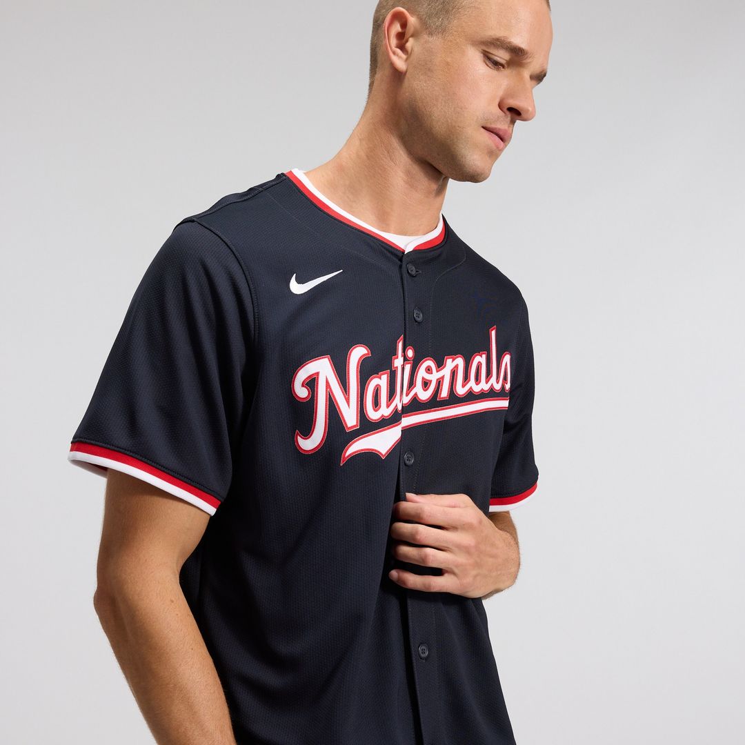 Washington Nationals James Wood Nike Alternate Limited Player Jersey - Navy