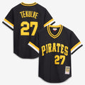 Pittsburgh Pirates Kent Tekulve Mitchell & Ness Authentic Batting Practice Jersey - Black
