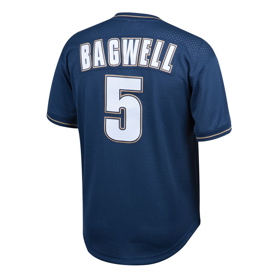 Houston Astros Jeff Bagwell Mitchell & Ness Youth Cooperstown Mesh Batting Practice Jersey - Navy