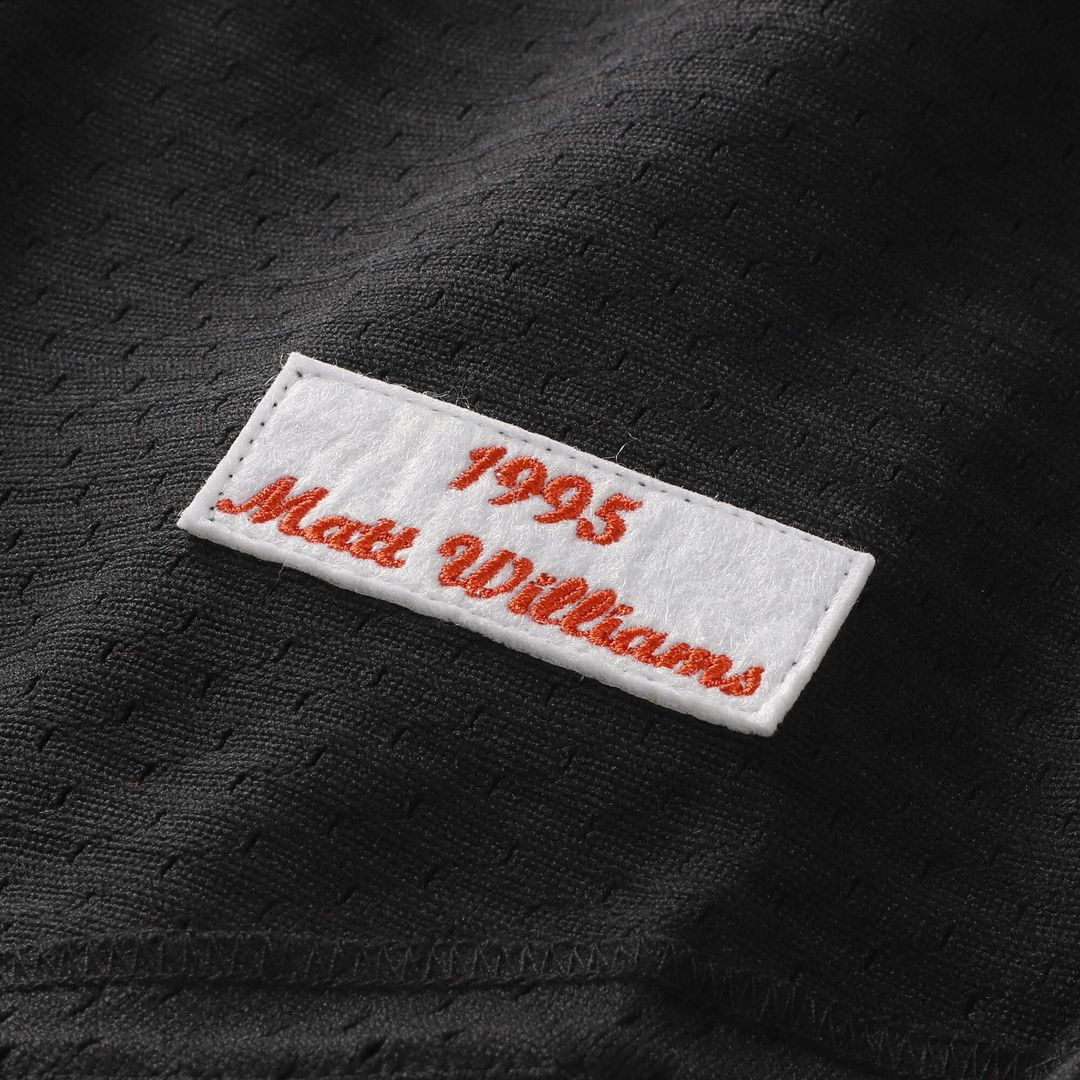 San Francisco Giants Matt Williams Mitchell & Ness Authentic Batting Practice Jersey - Black