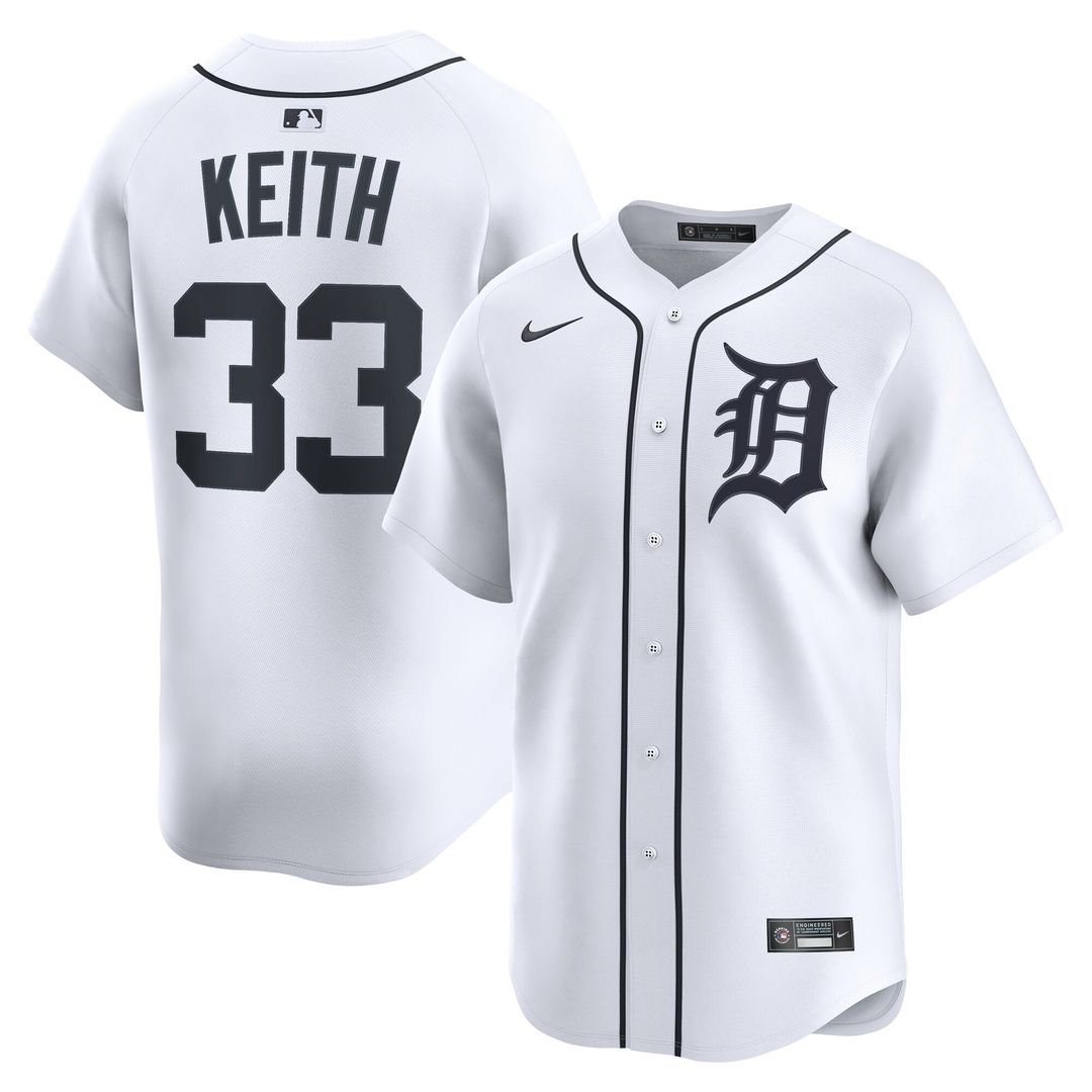 Detroit Tigers Colt Keith Nike Home Limited Player Jersey - White