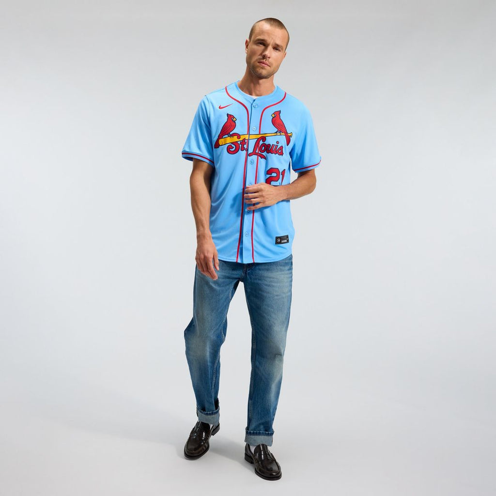 St. Louis Cardinals Lars Nootbaar Nike Alternate Limited Jersey - Light Blue