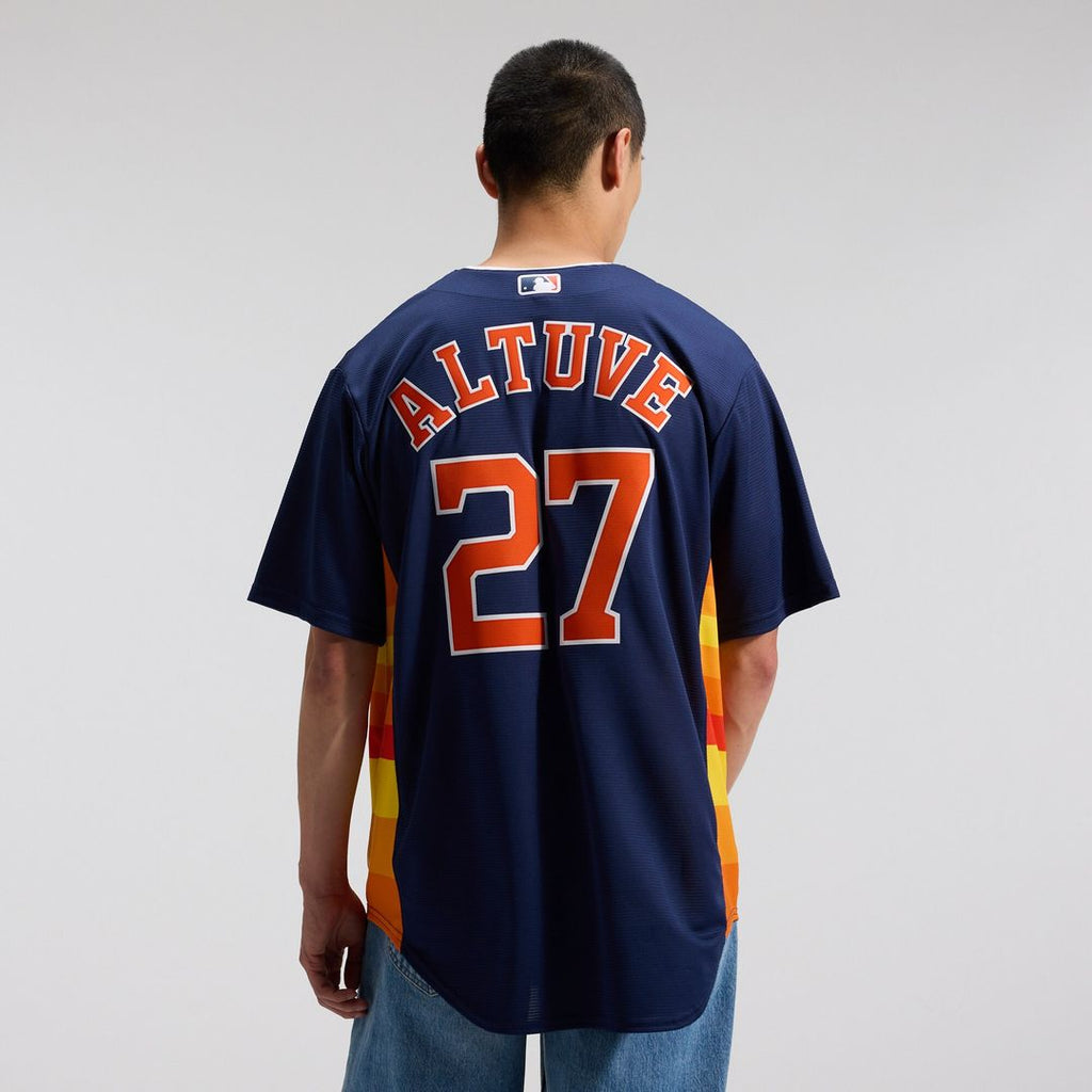Houston Astros Jose Altuve Nike Alternate 2 Replica Jersey - Navy