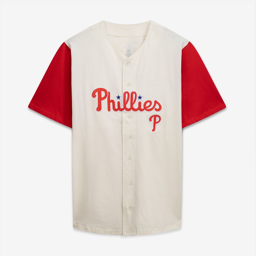 Philadelphia Phillies Profile Big & Tall Two - Color Fashion Jersey - Cream/Red