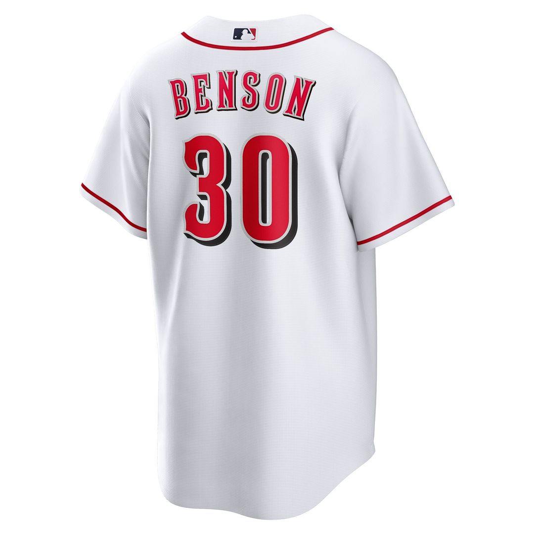 Cincinnati Reds Will Benson Nike Home Replica Jersey - White