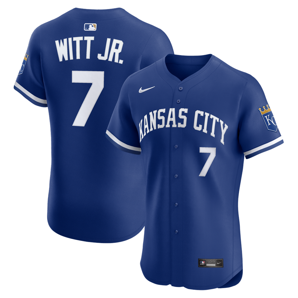 Kansas City Royals Bobby Witt Jr. Nike Alternate 2 Elite Player Jersey - Royal