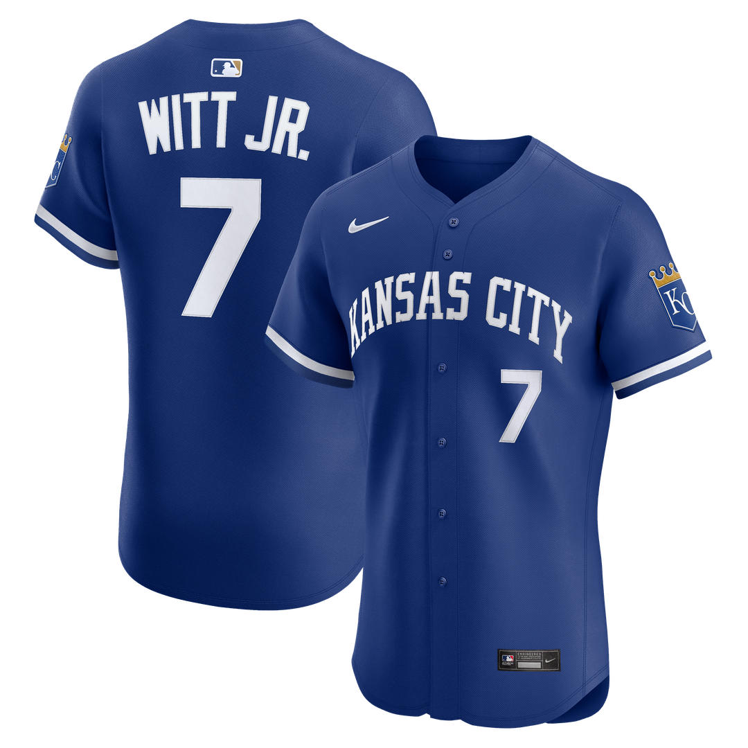 Kansas City Royals Bobby Witt Jr. Nike Alternate 2 Elite Player Jersey - Royal