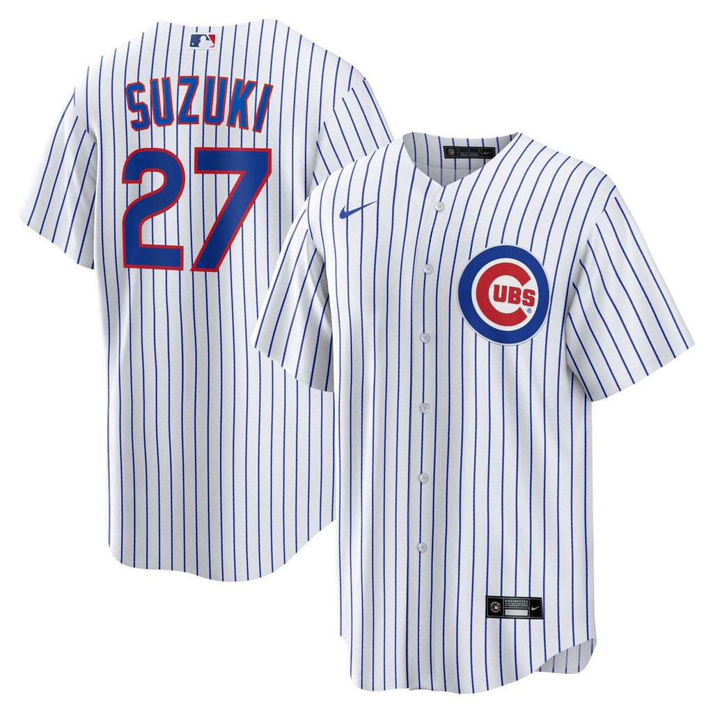 Chicago Cubs Seiya Suzuki Nike Home Replica Jersey - White