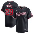 Washington Nationals James Wood Nike Alternate Limited Player Jersey - Navy