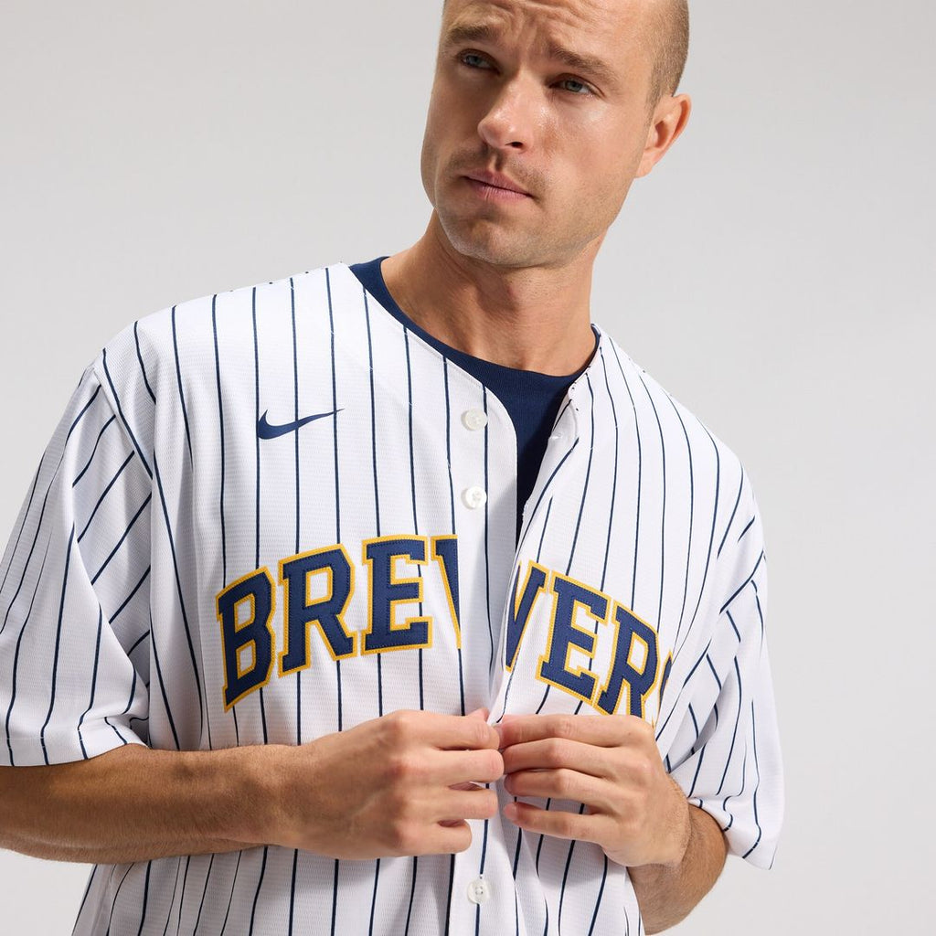Milwaukee Brewers Christian Yelich Nike Alternate Replica Player Jersey - White