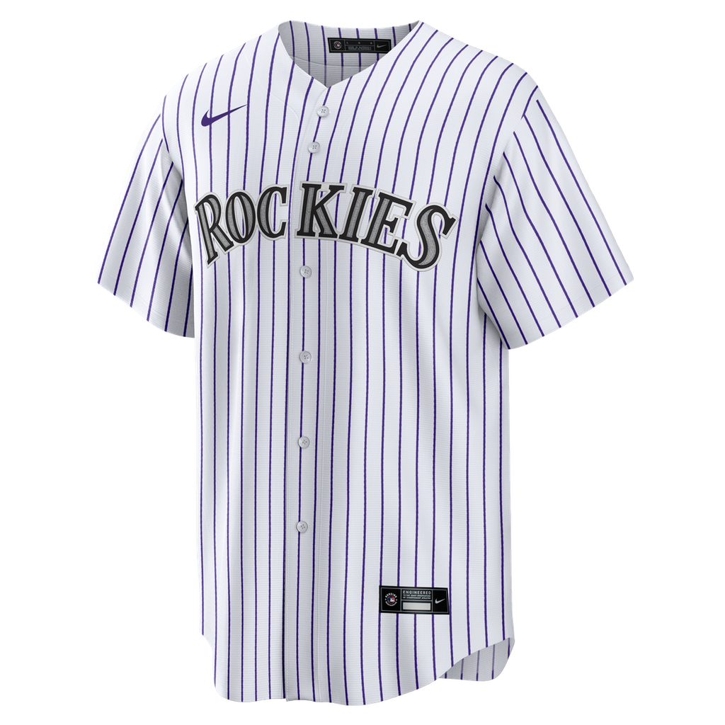 Colorado Rockies Nike Home Big & Tall Replica Jersey - White