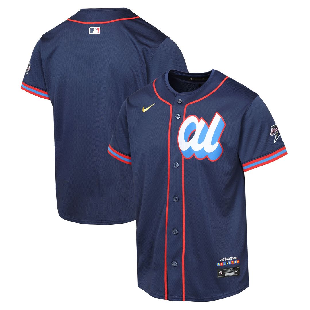 American League Nike Youth 2025 All - Star Edition Limited Jersey - Navy