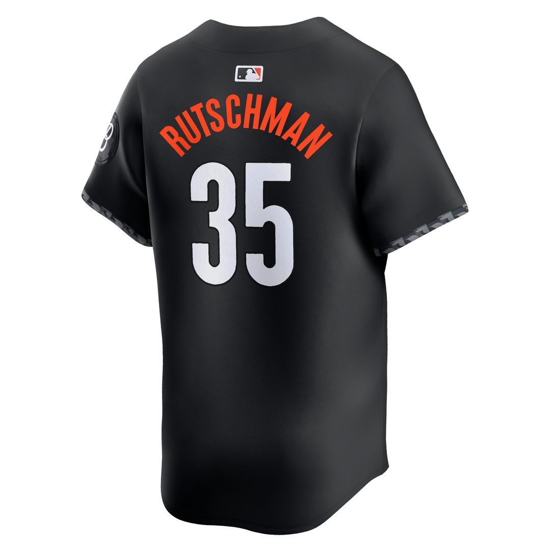 Baltimore Orioles Adley Rutschman Nike City Connect Limited Player Jersey - Black