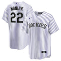 Colorado Rockies Mickey Moniak Nike Home Replica Jersey - White
