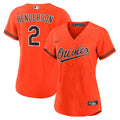 Baltimore Orioles Gunnar Henderson Nike Women's Alternate 2 Replica Jersey - Orange