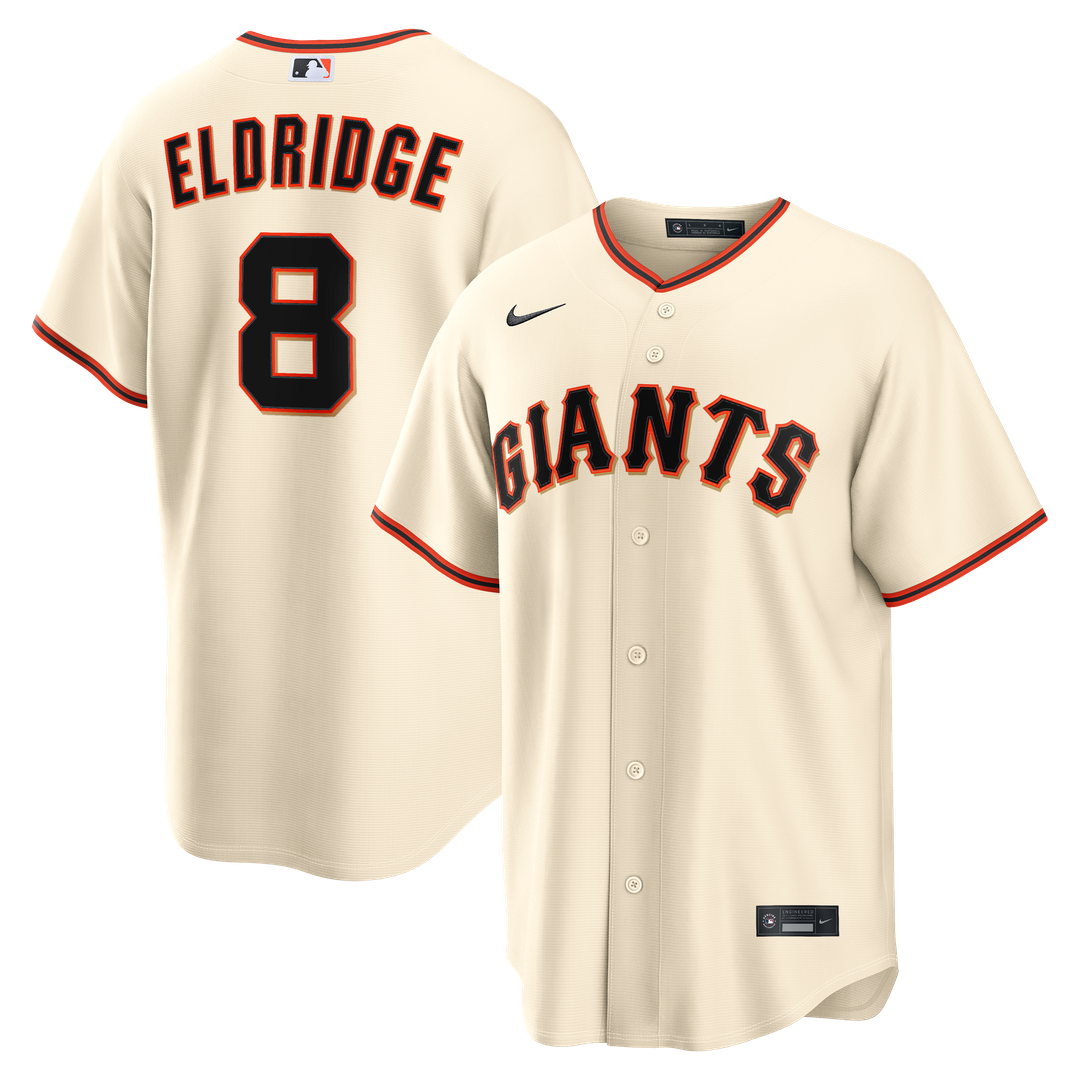 San Francisco Giants Bryce Eldridge Nike Home Replica Jersey - Cream