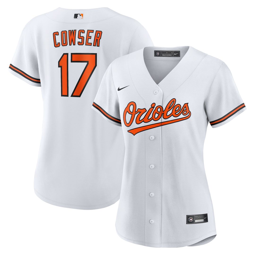 Baltimore Orioles Colton Cowser Nike Women's Home Replica Jersey - White