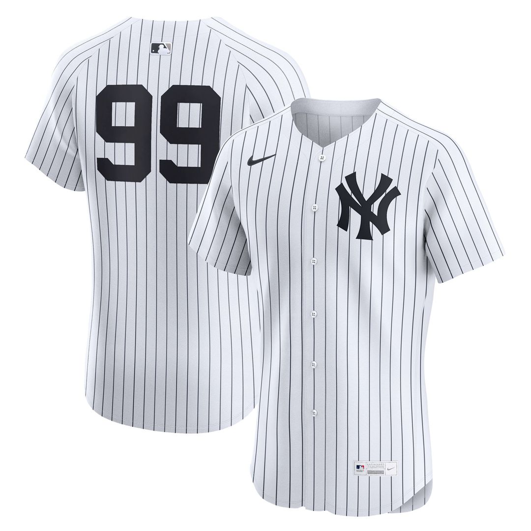 New York Yankees Aaron Judge Nike Home ElitePlayer Jersey - White