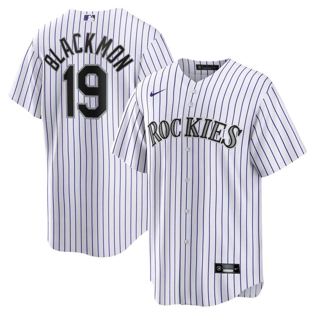 Colorado Rockies Charlie Blackmon Nike Home Replica Player Name Jersey - White